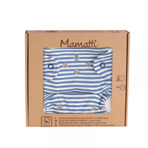 Mamatti Látková plienka EKO sada - nohavičky + 2 x plienka, veľ. 5 - 14 kg, World