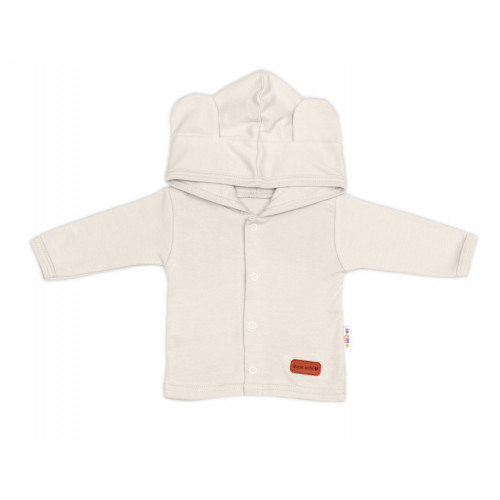 Bavlnená súprava pre bábätko do pôrodnice 5D, Made with love, ecru, veľ. 56