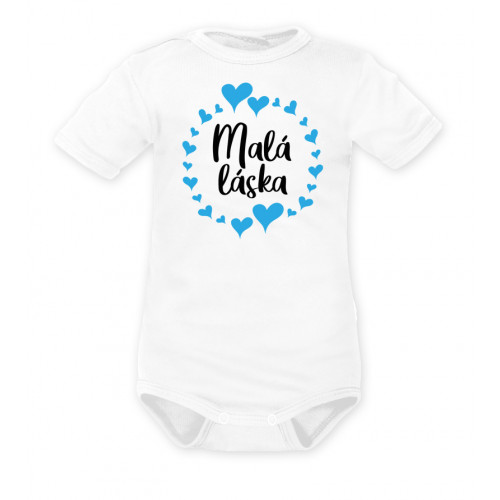 DEJNA Body krátký rukáv Malá láska Kluk - bílé, veľ. 74