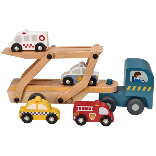 Prepravný transportér so 4 autíčkami Adam Toys