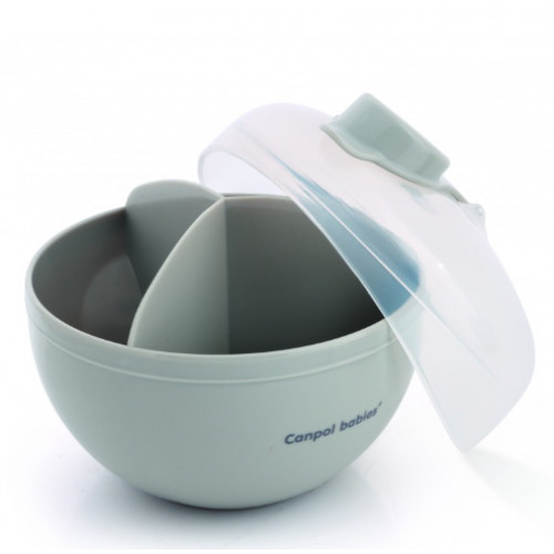 Canpol babies Zásobník na uchovávanie sušeného mlieka - šedý