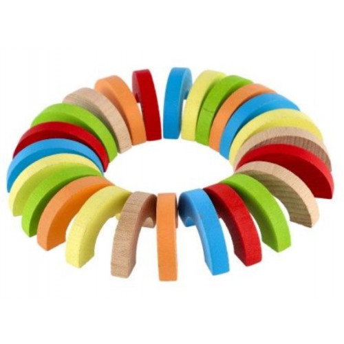 Balančná, drevená hra, Mozaika, Tulimi - 24 dielikov