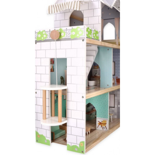 Veľký drevený domček pre bábiky