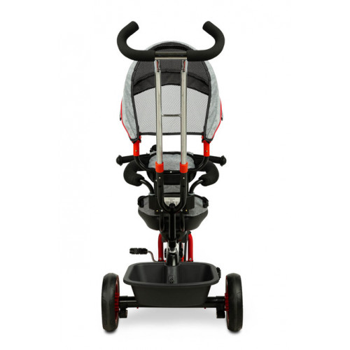 Trojkolka Buzz Grey, červená