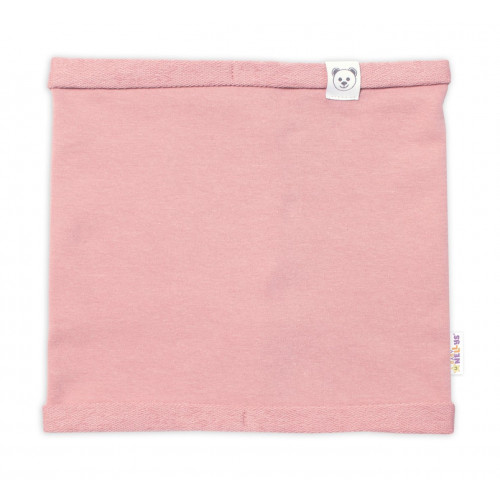 Čiapka s nákrčníkom bavlna, Little Bear, Baby Nellys, púdrová
