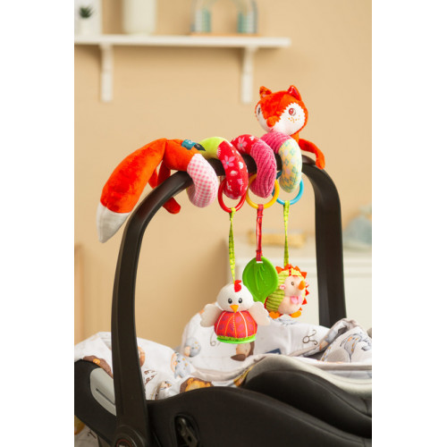 Edukačná, kontrastná špirála Colorful - Líška