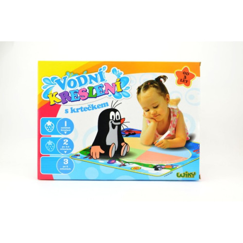 Teddies Vodné kreslenie maľovanie vodou s Krtkom v krabici