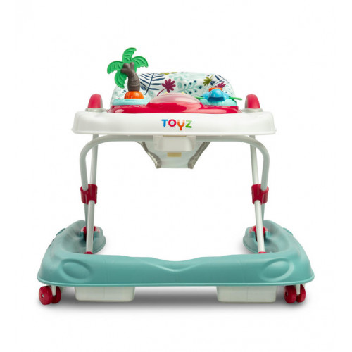 Multifunkčné Chodítko pre bábätko/odstrkovadlo 2V1 Surf Toyz, Kvety mätová