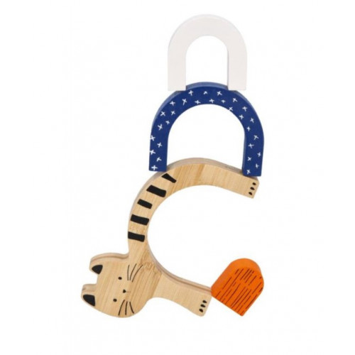 Drevená/bambusová skladacia hra - Mačka