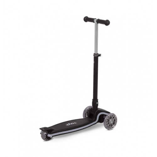 Kolobežka pre deti, 3 kolesová carbon - čierná