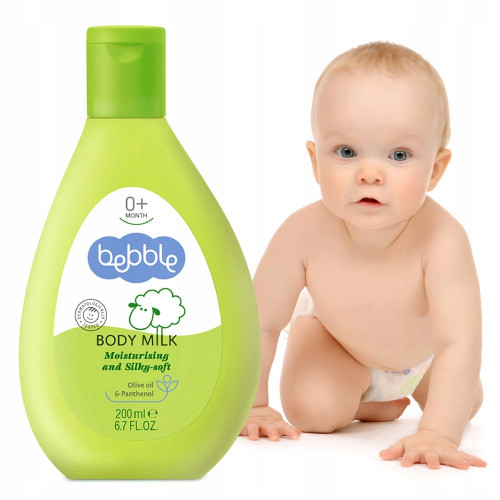 Detské telové mlieko 200ml, harmanček