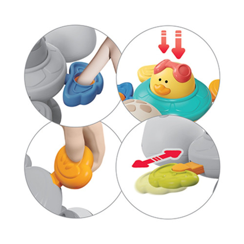 Senzorická hračka s prísavkou Korytnačka