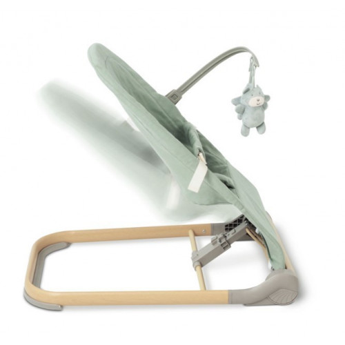 Lehátko pre bábätko Nesso, tm. šedé + taška