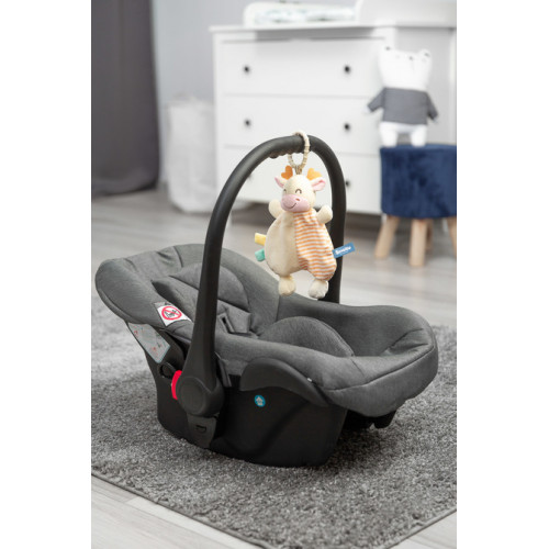 Prítulníček / maznáčik s klipom Sensillo, Kravička, smotanová