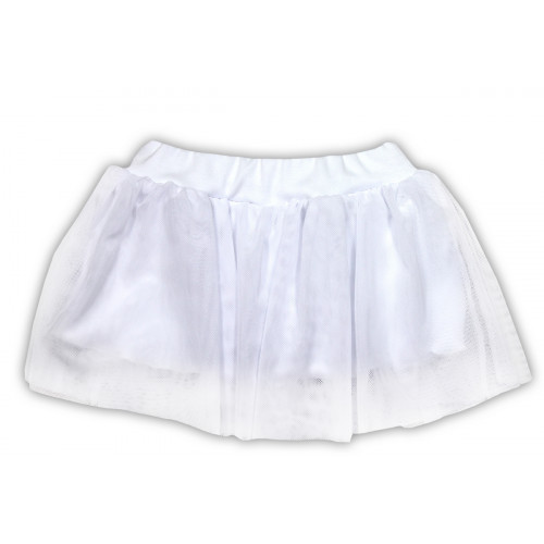 Tutu suknička NICOL KVETINKA - biela, vel. 98