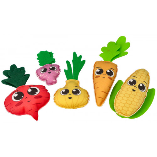 Edukačná vzdelávacia plyšová hračka - Zeleninová záhradka