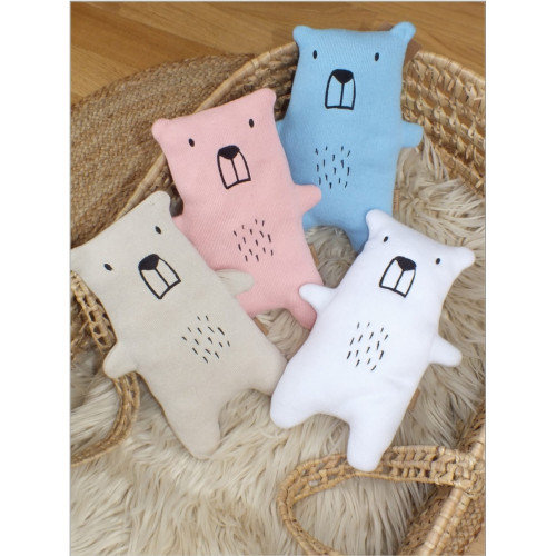 Maznáčik, dekoracia pre bábätká Z&Z Maxi Bear 46 cm, kávová