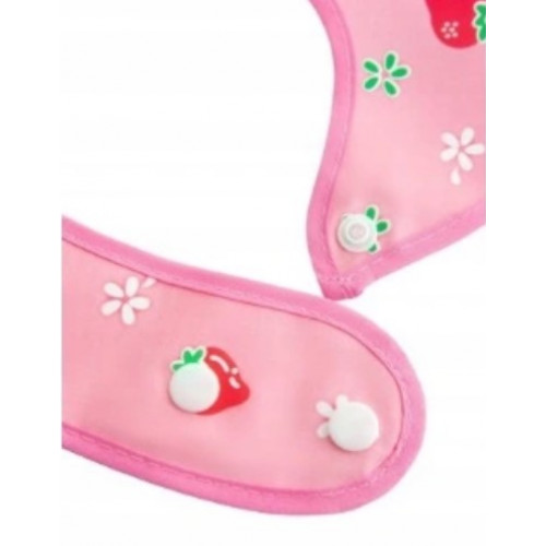 Silikónový podbradník s vreckom Veľryba, modrá