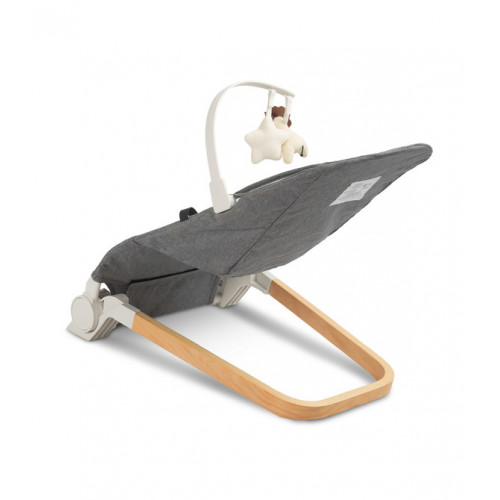 Dojčenské lehátko, ergonomické Pine - šedé