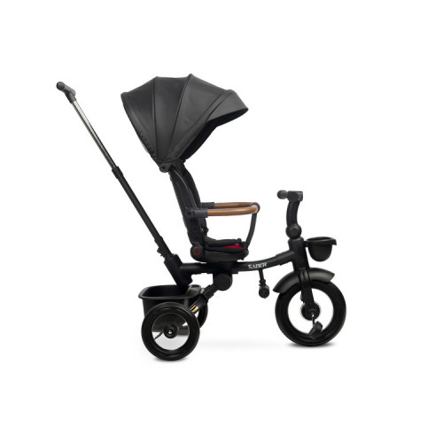 Multifunkčná detská trojkolka SABER - červená, čierna