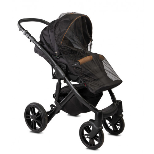 Moskytiéra na kočík, univerzálna, čierna