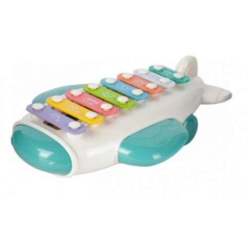 Tulimi Xylofón s 2 paličkami Lietadlo, ružový