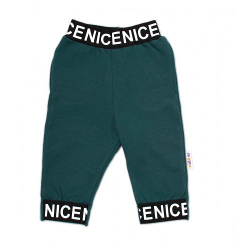 Baby Nellys Detská tepláková súprava Nice Boy - zelená