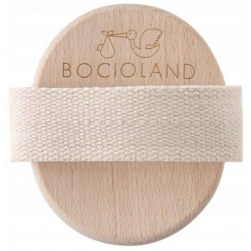 Drevená velká kefa s pevným prírodným vlasom, prírodná