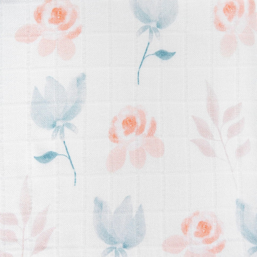 Bambusová plienka 75x75cm, lux, Kvety