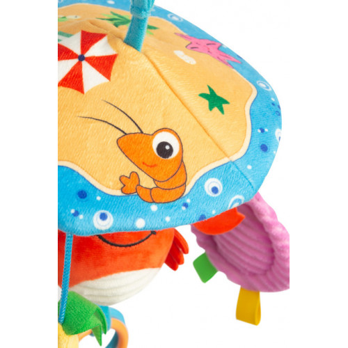 Kontrastný kolotoč nielen do kočíka Colorful - Krabík