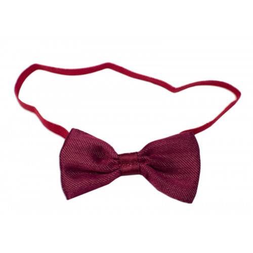 Detský motýlik na gumičke so vzorom Mrofi, bordó, veľ. 80