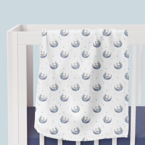 Bambusová plienka 75x75cm, lux, Lištičky