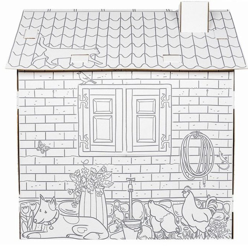 Detský zahradný kartónový domček Tektorado