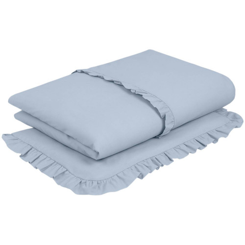 2-dielne bavlnené obliečky s volánikom SOFT, Baby Nellys, jeans