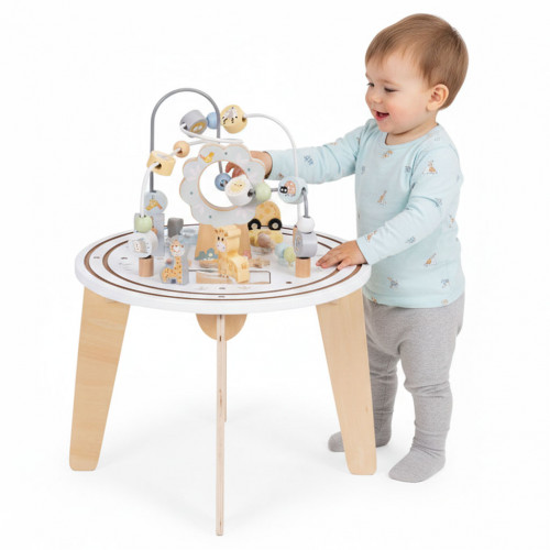 Drevený montessori vzdelávací stolík 5v1