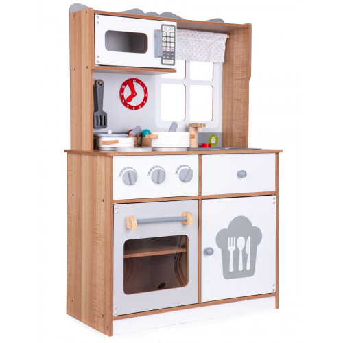 Detská drevená kuchynka pre deti s doplnkami