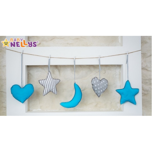 14-dielny set mega sada Be LOVE - Modrá / sivá - sovička