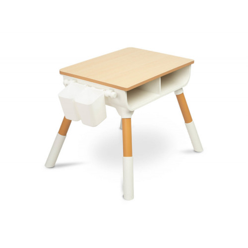 Detská sada nábytku Lara - Stôl a stolička - wood, biela