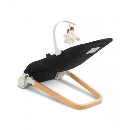 Dojčenské lehátko, ergonomické Pine - čierne