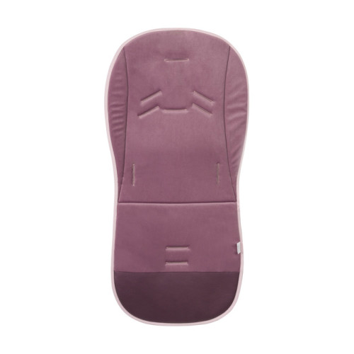 Obojstranná vložka do kočíka, velvet, bavlna, Kvetinky, ružové