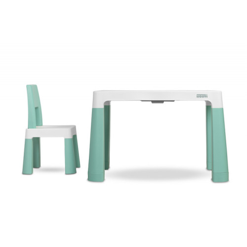 Súprava detského nábytku TOYZ MONTI 1+2, mätová/biela