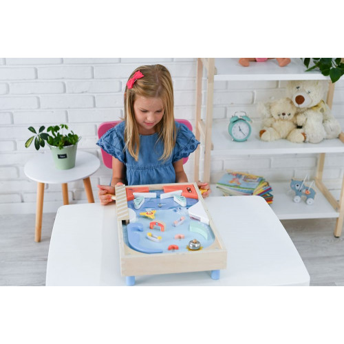 Hra Pinball Adam Toys drevený