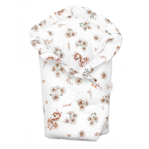 Sada pre bábiku 3D, zavinovovačka, perinka a vankúšik, Kačička, béžová