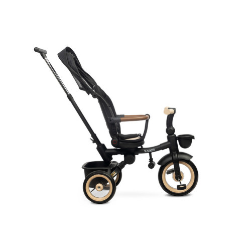 Multifunkčná detská trojkolka SABER - béžová, čierna