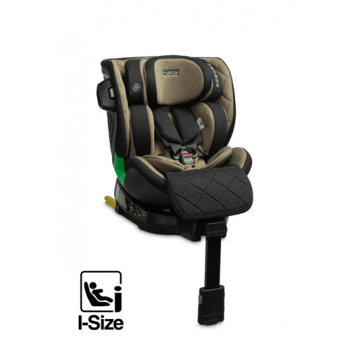 Autosedačka s isofixom TUROX 40-150cm, I-Size, khaki