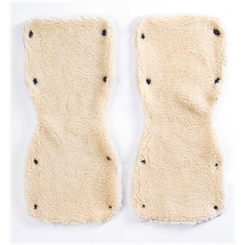 Rukávniky ku kočíku, vlna - čierne