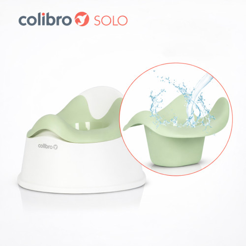 Detský nočník, ergonomický Solo cool – zelený, biely