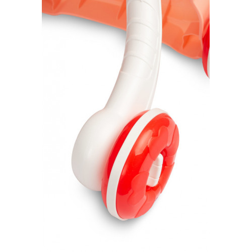 Detské interaktívne chodítko, stolček s príslušenstvom Zoo, ružové