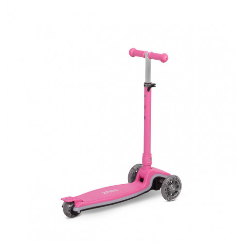 Kolobežka pre deti, 3 kolesová carbon - ružová