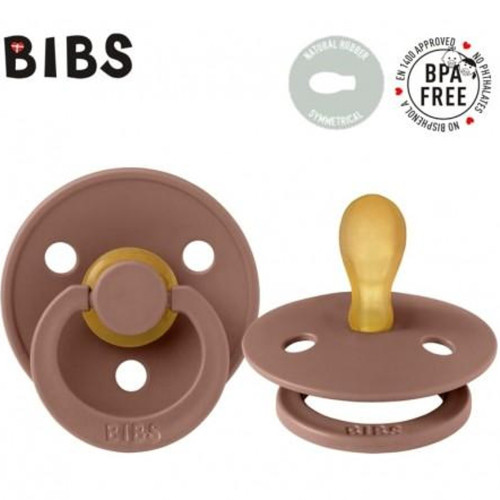 Kaučukový cumlík, BIBSKaučukový cumlík BIBS, 0-6 m, hnedý